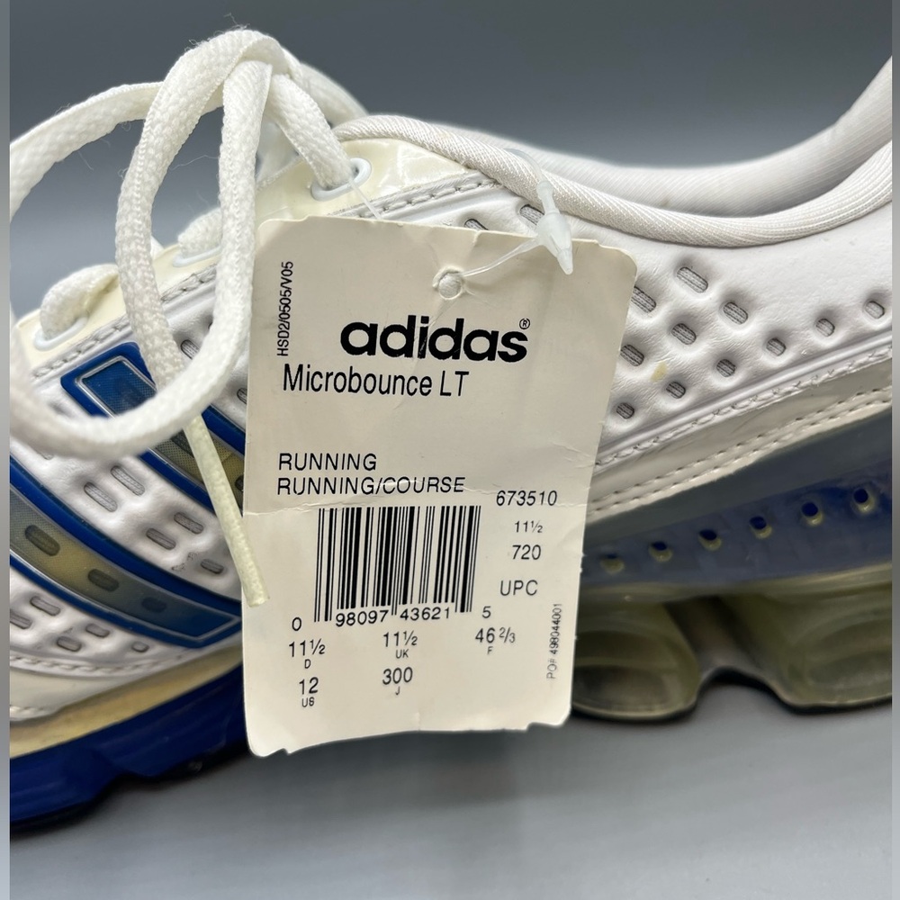 NWT Adidas Microbounce LT Running Shoes  11.5 - Picture 7 of 9